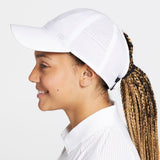 CALIA Women’s Golf Perforated Ponytail Hat White CGH15359