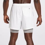 DSG Men’s 2-in-1 Agility Shorts Pure White/Mid Gray DAM13107HL
