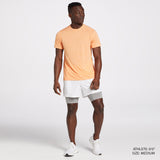 DSG Men’s 2-in-1 Agility Shorts Pure White/Mid Gray DAM13107HL