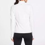 DSG Women's Run Grid 1/4 Zip Jacket Pure White DAW24202