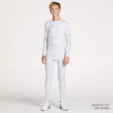 DSG Youth Compression Long Sleeve Shirt Pure White Perfect Camo - DAY13502