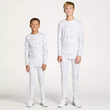 DSG Youth Compression Long Sleeve Shirt Pure White Perfect Camo - DAY13502