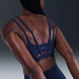 Nike Women’s Zenvy Strappy Light Support Padded Sports Bra Midnight Navy - DO6608HO23