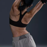 Nike One Women's Dri-FIT Mid-Rise 3" Brief-Lined Shorts Dark Smoke Grey DX6010SU25