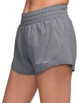 Nike One Women's Dri-FIT Mid-Rise 3" Brief-Lined Shorts Dark Smoke Grey DX6010SU25