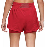 Nike One Women's Dri-FIT High-Waisted 3" 2-in-1 Shorts University Red DX6016SP25