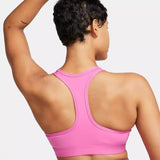 Nike Women's Swoosh Medium Support Padded Sports Bra Playful Pink DX6821SP24