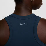 Nike Women's One Fitted Dri-FIT Cropped Tank Top Armory Navy FN2806FA24