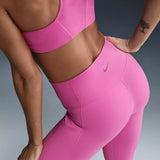 Nike One High-Waisted 7/8 Leggings with Pockets Women Playful Pink FN3241SU25