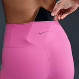 Nike One High-Waisted 7/8 Leggings with Pockets Women Playful Pink FN3241SU25