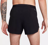 Nike Men's Dri-FIT ADV AeroSwift 4" Brief-Lined Shorts Black FN3352