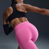 Nike One High-Waisted 8" Biker Shorts With Pockets Women Playful Pink FZ6758SU25