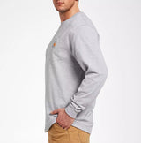 Carhartt Men's Workwear Long Sleeve Shirt Heather Grey K126-HGY