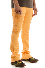 KNB3291 Orange | KDNK Skinny Stretch Jeans Men