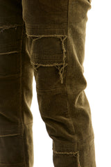 KNB3334 Olive | KDNK Skinny Stretch Jeans Men