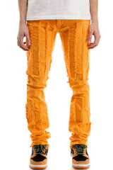 KNB3338 Orange | KDNK Skinny Stretch Jeans Men