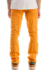 KNB3338 Orange | KDNK Skinny Stretch Jeans Men
