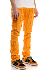 KNB3338 Orange | KDNK Skinny Stretch Jeans Men