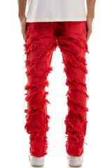 KNB3363 Red | KDNK Skinny Stretch Jeans Men