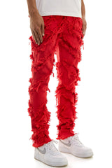 KNB3363 Red | KDNK Skinny Stretch Jeans Men
