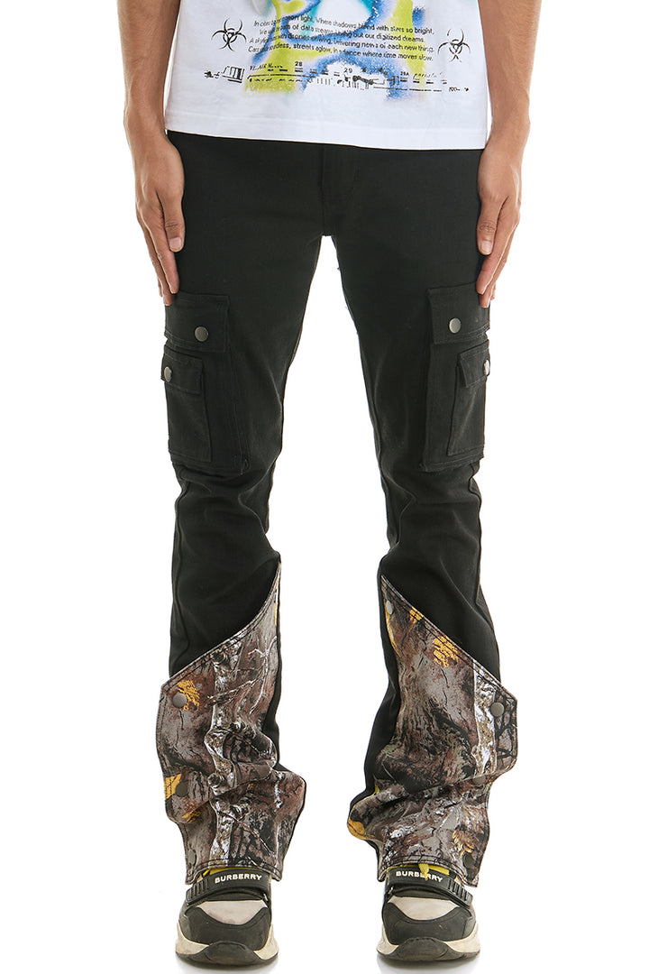 KNB3427 Black | KDNK Skinny Stretch Jeans Men