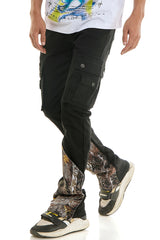 KNB3427 Black | KDNK Skinny Stretch Jeans Men