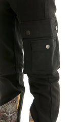KNB3427 Black | KDNK Skinny Stretch Jeans Men