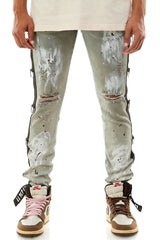 KND4403 Blue | KDNK Skinny Stretch Jeans Men
