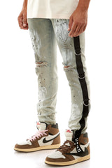 KND4403 Blue | KDNK Skinny Stretch Jeans Men