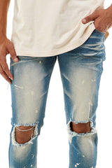 KND4431 Blue | KDNK Skinny Stretch Jeans Men
