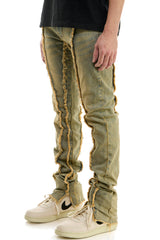 KND4612 T.Blue | KDNK Tinted Blue Skinny Stretch Jeans Men