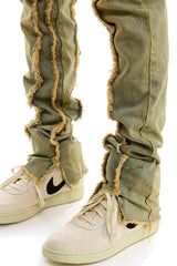 KND4612 T.Blue | KDNK Tinted Blue Skinny Stretch Jeans Men