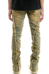 KND4612 T.Blue | KDNK Tinted Blue Skinny Stretch Jeans Men