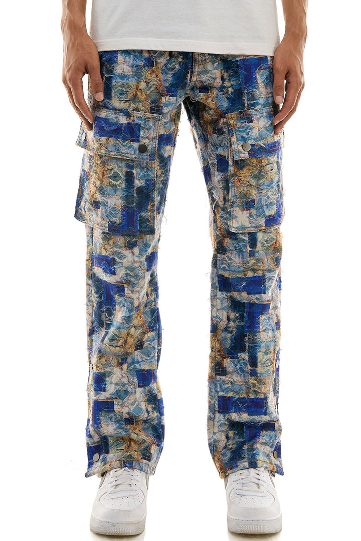 KND4723 Blue | KDNK Deep Wash Skinny Stretch Jeans Men