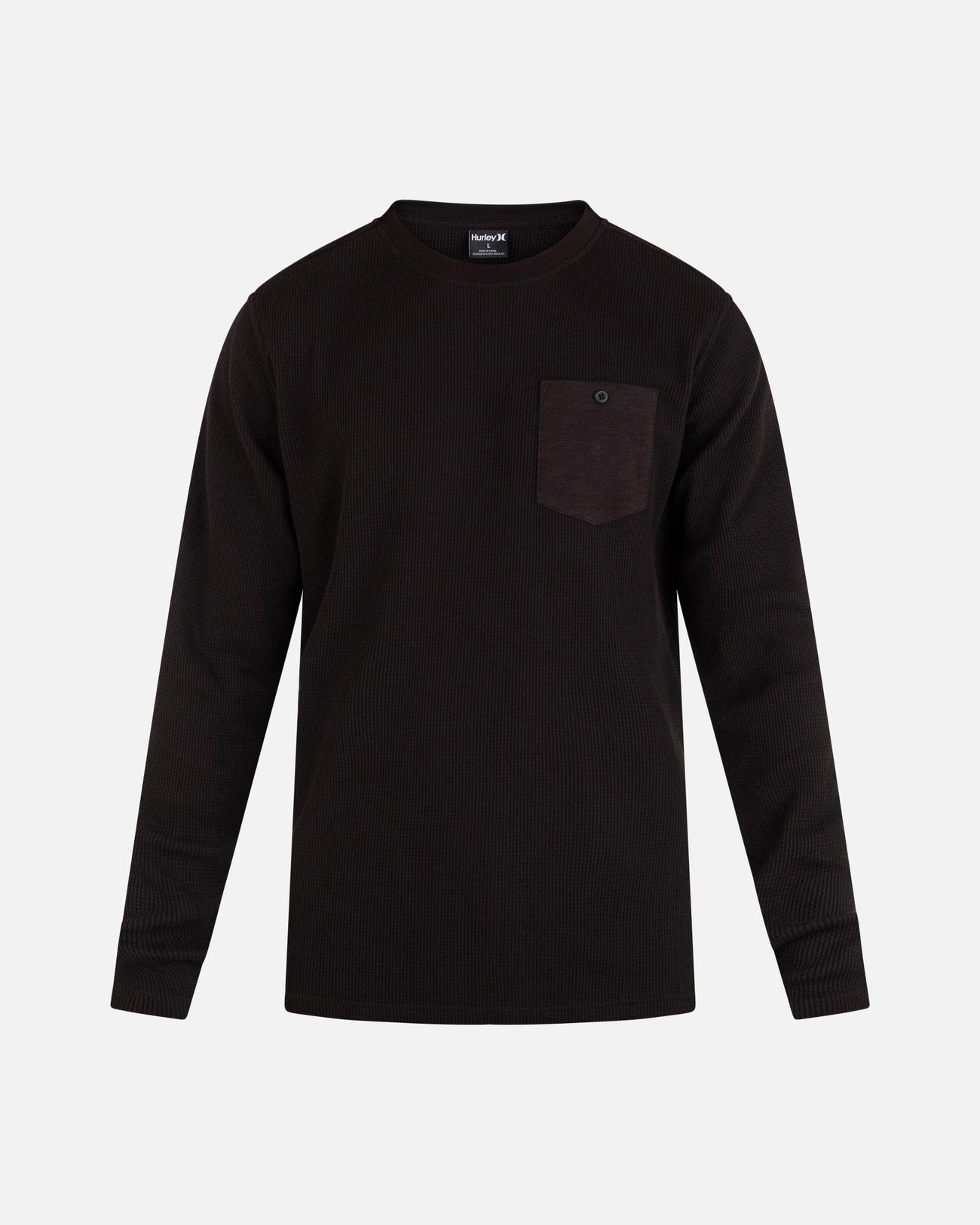 Hurley Felton Thermal Crew Long Sleeve Black MKT0009500