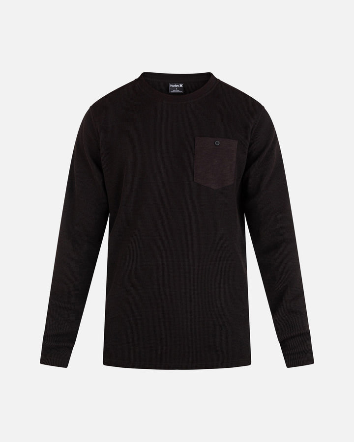 Hurley Felton Thermal Crew Long Sleeve Black MKT0009500