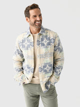 Faherty Brand Men's Doug Good Feather Surf Flannel Spring Star Nation MWF2430