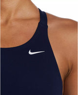 Nike Women's Hydrastrong Solid Fastback One Piece Swimsuit Midnight Navy NESSA001Z