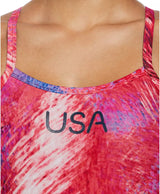 Nike Women's Racerback One Piece Swimsuit Olympic NESSE034DK