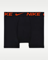 Nike Micro Print Boxer Briefs 3-Pack Big Kids Underwear Black / Green Spark 9N0845-E7O