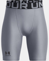 Under Armour Boys' HeatGear Armour Shorts Steel Black 1361737