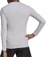 adidas Women's Team Base Long Sleeve T Shirt Team Light Grey White S2106GHTM005
