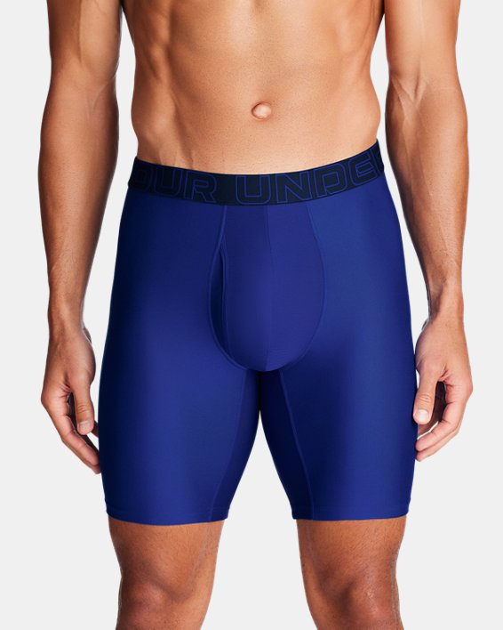 Under Armour Performance Tech™ Men's 9" 3-Pack Boxerjock® Bauhaus Blue/Pitch Gray 1383880