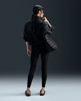 Nike One Women's Therma-FIT Oversized 1/2-Zip Fleece Top Black FV7951