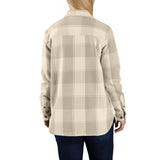 Carhartt Women’s Plus Loose Fit Twill Shirt Jacket Oat Milk 106450