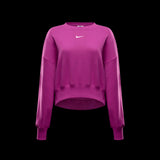 Nike Sportswear Phoenix Fleece Oversized Crewneck Sweatshirt Beyond Hot Fuchsia - DQ5733HO24