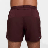 Nike Stride Dri-FIT 13cm Brief-Lined Running Shorts Burgundy Crush/Black - DM4755