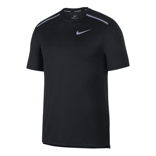 Nike Dri-FIT Miler Short Sleeve Top Black AJ7565-010