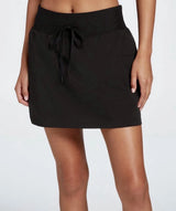 Calia Truelight Mid Rise Cargo Skort Pure Black WAX12306
