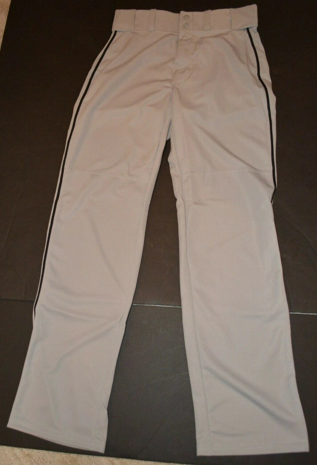 Alleson Athletic Baseball Softball Pants Gray/Black -  655WLB